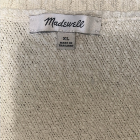 Madewell Cream Knit Sweater - Picture 3 of 3